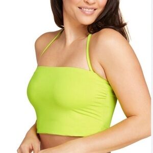 Andie swim Lime Green Bikini Top
